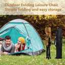 Folding Camping Chair-- Portable，Lightweight, Compact, and Folding Chairs Foldable Backpacking Chair - Ultra Durable for Hiking, Beach, Lawn - Aluminum Alloy Frame (1, khaki, Extra Large and Higher)