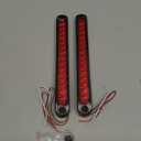15 LED Trailer Brake Tail Light, LED Bar Stop Turn Tail Lights Waterproof Assembly Brake Strip Red Light for Marine Boats Golf Cart Offroad Truck RV UTV ATV