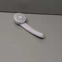 Hand-held filtered shower head, simple pressurized shower head, large water output and fall resistance, suitable for home and outdoor (white)