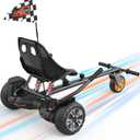 Gyroor Self Balancing Scooters Seat Attachment - Go Kart Conversion for 6.5'' to 10'' Self Balancing Scooters, Adjustable Frame Length, Perfect for Kids and Adults