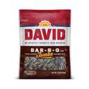 DAVID Roasted and Salted Jumbo Sunflower Seeds, Bar-B-Q Flavor, 5.25oz. 12 Pack , Best By: Aug 31, 2025