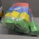 Foam Pit Cubes Blocks 3.1 x 3.1 x 3.1 Inch Colorful Flame Retardant Educational Autistic Building Blocks for Trampoline Arenas, Gymnastics, Parkour Courses Skateboard Parks Playground (Classic)