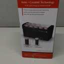 Remington Compact Ceramic Dual Voltage Hot Rollers for Long and Short Hair, Hair Setters, Hair Curlers, 1-1 " Purple/Black, 10 Piece Set