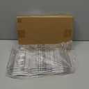 LARGER Compartment - Stackable Water Bottle Organizer Holder - for Stanley & Others' Large Tumbler - Clear Wine Rack, Cup Bottle Holder for Cabinet Home Countertop Fridge Pantry Shelf, 3 Tier Hold 9