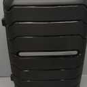 Samsonite Freeform 24-Inch Medium Luggage with Dual 360° Spinner Wheels - Checked Suitcase - TSA Lock, Airline-Approved - Durable Polypropylene Expandable Hardshell for Lightweight Travel - Black