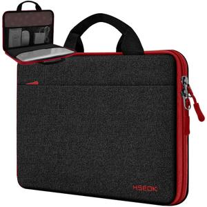 Hseok Laptop Sleeve 13-14 Inch Case Briefcase Compatible with MacBook Pro 14 inch M4/M3/M2/M1 All Model of 13.3 Inch Mac Air/Pro, XPS 13 14, Most Popular 13"-14" Notebooks,B01K03