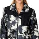 Roxy Women's Zip-up Bonded Sherpa Jacket Oversized Fit, Pfas-free, Adjustable Hem XS