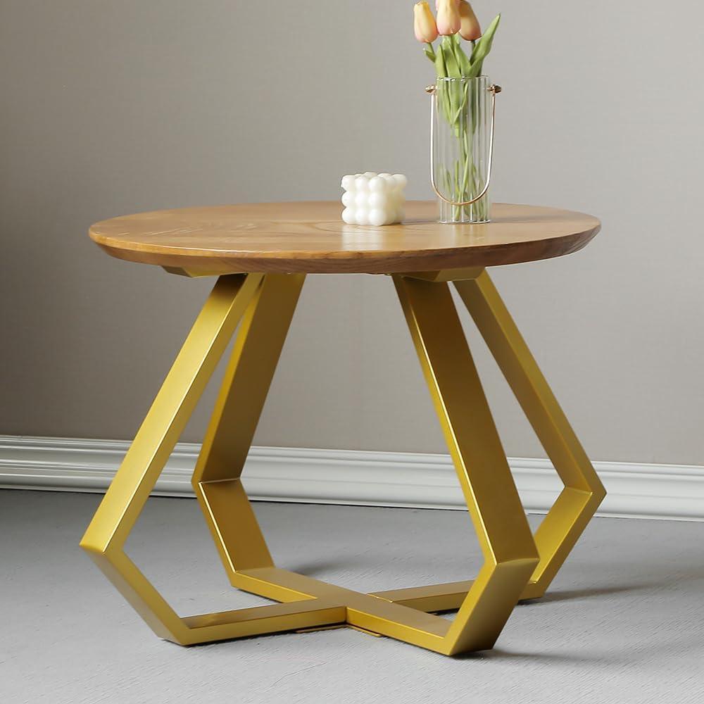 Coffee Table Legs 16 inch, Metal Table Legs Diamond Shape Black Industrial Modern Bench Chair Base Furniture Legs Desk Leg (Gold)