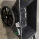Rubbermaid Commercial Products 8.75 Cubic Foot, All-Weather, Big-Wheel Cart/Yard Cart/Lawn Cart/Wheelbarrow, Yardwork/Landscaping/DIY Projects, Durable/Weather Resistant, Black