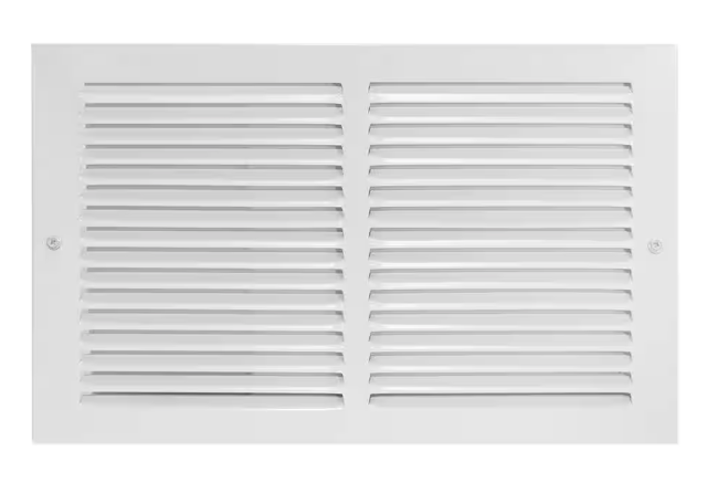 14 in. x 10 in. Steel Return Air Grille , White