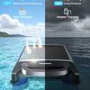 2026 New V1T Solar Pool Skimmer, Robotic Pool Surface Skimmer Cleaner with App Control, 7L Large Basket 24/7 Cleaning Smart Obstacle Avoidance Dual Charging Options Ideal for Above Ground Pool