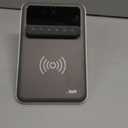 AFK Wireless Charging Station with Bluetooth Speaker and Alarm Clock,Wireless Charger Compatible with iPhone,Android Phones (Gray-White)