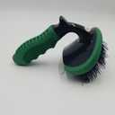 WOIWO 1 PCS Car T-Shaped Tire Brush Short Handle Arc Tire Brush Cleaning Brush Car Washing Tool Tire Brush
