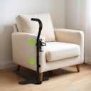 Couch Stand Assist with Cup Holder, 6 Adjustable Heights Chair Lift Assist, 15.7 x 24.8 x 24.4 inches