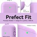 Matekxy for Airpods Pro 3 Case 2025 Cute - for Airpod Pro3 Generation Soft Silicone Cover with Lanyard & Keychain, Shockproof Scratch Resistant for Women,Perfect for Commuters and Travelers, Purple