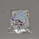 10 Pcs Cute Birthday Cake Toppers, Snow Theme Party Princess Cake Decorations, for Ice Party Supplies