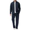 TBMPOY Men's Tracksuits Sweatsuits for Men Sweat Track Suits 2 Piece Casual Athletic Jogging Outfits Full Zip Sets (XXXL)