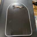 Funly mee Arched Wall Mirror, 7.9 x 11.8 inches, Wall-Mounted Plastic Mirror, for Bathroom and Vanity (Sliver)