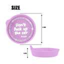 Zpana 4PCS Bling Car Cup Holder Coaster, Anti-Slip Silicone Vehicle Insert Mat with Crystal Rhinestone, 2.75 Inch Diamond Auto Drink Cup Coasters Accessories, Universal Fit (Pink)