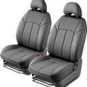 Clazzio 2007-2013 Chevrolet Silverado Front only with Under Storage Leather Seat Cover