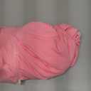 Wolkemer 4 Pack Pink Fitted Tablecloth 34x34 Inch Square Elastic Edges Table Cloth, Spandex Stretch Table Cover with Machine Washable Fabric for Wedding Party Picnic Dining Indoor Outdoor