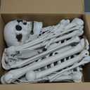 Halloween Skeleton, Realistic Life Size Skeleton with Movable Joints for Halloween Party Haunted House Indoor Outdoor Decoration (5.4ft-1P)