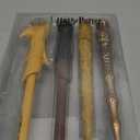 Harry Potter Wizarding World Wand Pens Set of 4 - Voldemort, Hermione, Dumbledore Wands