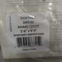 Loloi Chris Loves Julia Dorothea Collection DRT-02 Khaki/Dove 2'-6" x 9'-9" Runner Rug Wool Neutral Floral Living Room Bedroom Carpet