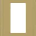 Matte Gold Outlet Covers Luxury Modern Brushed Bronze 1 Gang Rocker Single Light Switch Cover Plate Decorative Gfci Wall Plate Electrical Switch Plate Covers Kitchen Bathroom Decor