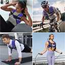 Zeerun Weighted Vest for Women & Men with Reflective Stripe and Adjustable Buckle, Comfortable & Durable Rucking Vest for Walking, Running & Strength Training