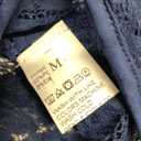 SweatyRocks Women's Sheer Floral Lace V Neck Bodysuit Long Sleeve Slim Fit Jumpsuits (M)