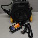 Greenhouse Heater with Digital Thermostat, 1500W Electric Outdoor Heater, Overheat Protection, Fast Heating, Waterproof for Grow Tent, Green House, Patio, Black