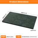 Adolif Green Marble Cutting Board for Kitchen, 12×20In Stone Cutting Board