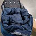 12x12 Pop up Canopy Tent Patented EZ Set up Instant Outdoor Canopy with Wheeled Carry Bag Bonus 4 Weight Sandbags, 8 Stakes and 4 Ropes Blue