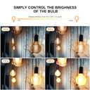 Dimmer for Outdoor String Lights 600W Outdoor Dimmer Light Switch Plug with 100FT Remote, Dusk-to-Dawn Timer & Memory, IP65 Waterproof Dimmer Switches for Led Lights, Indoor & Patio Lamps