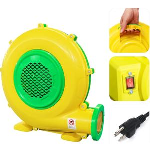 Air Blower for Inflatables, 950Watt 1.25HP Bounce House Bubble House Blower, Electric Fan Pump for Outdoor Inflatable Paint Booth Water Slide, Bouncy Castle, Jumper, Corded