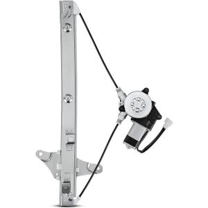 YHTAUTO Front Driver Side Power Window Regulator With 2-Pin Motor Assembly for Toyota Camry 1992-1996, 4-Door Sedan Only
