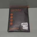 LOUXPERT Winter Gloves for Women Men: Water Resistant Thermal Gloves for Running, Cold Weather Touchscreen Gloves for Snow, Size Xl, Black