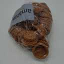 Mini Woven Baskets For Treats And (Brown 3.1 X 1.2 Inches 24 Pack) Brown Farmhouse Rattan No Accessories