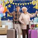 78.74''x39.37'' Retirement Banner Happy Retirement Party Decorations for Office F321