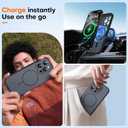 TAURI for iPhone 16 Pro Case, Upgrade Full Camera Protection, Camera Control, Compatible with Magsafe, Minimalist Slimmer Magnetic Phone Case for iPhone 16 Pro, Black