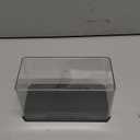 OLYCRAFT Clear Plastic Display Case 7x3.5x4 Inch Display Stand Box Self-Assembl Display Case with Black Base Dust Proof Protection Showcase for Collection Bricks Blocks Models