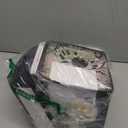 Prsildan Halloween Inflatable 6 Ft Spider with Colorful LED Lights and Red Glowing Eyes, Holiday Blow up Decorations for Indoor Outdoor Garden Yard Lawn (White)