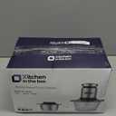 Kitchen in the box Food Processors,400W All-Copper Motor Meat Grinder & Food Chopper - Electric Vegetable Chopper with 2 Bowls(8 Cup+8 Cup) & 2 Bi-Level Blades for Meat/fish/Vegetable/Baby Food