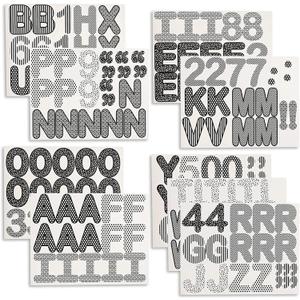 Juvale Bulletin Board Alphabet Letters and Numbers (144 Count)