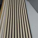 2-Pack Wood Panels for Wall - Acoustic Wood Slat Wall Panels, Soundproof Wooden Paneling for Interior Decor 94.5" × 12.6"