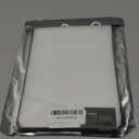 TineeOwl iPad Pro 11-inch Case (M5/M4) 2025/2024, Ultra Thin Matte Clear Case, Supports Apple Pencil Charging, TPU Bumper (Matte Back/Black, Pro 11" (2024))