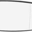 X AUTOHAUX Rearview Right Side Heated Mirror Glass Double Curved with Backing Plate 12795610 for Saab 9-5 2003-2009