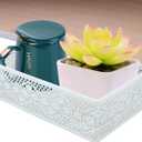 Clip-on Drawer organizers,desk organizer,can be clipped around the table to store small items (White)