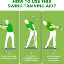 Seticek Retractable Golf Swing Training Aid,Rhythm Click Sound Warm Up Golf Swing Trainer,Golf Grip Trainer Attachment -Strength & Tempo Training for Chipping Hitting,Golf Accessories for Men